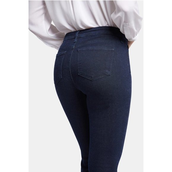 NYDJ Sheri Slim dark was Jeans 8P - Picture 2 of 9